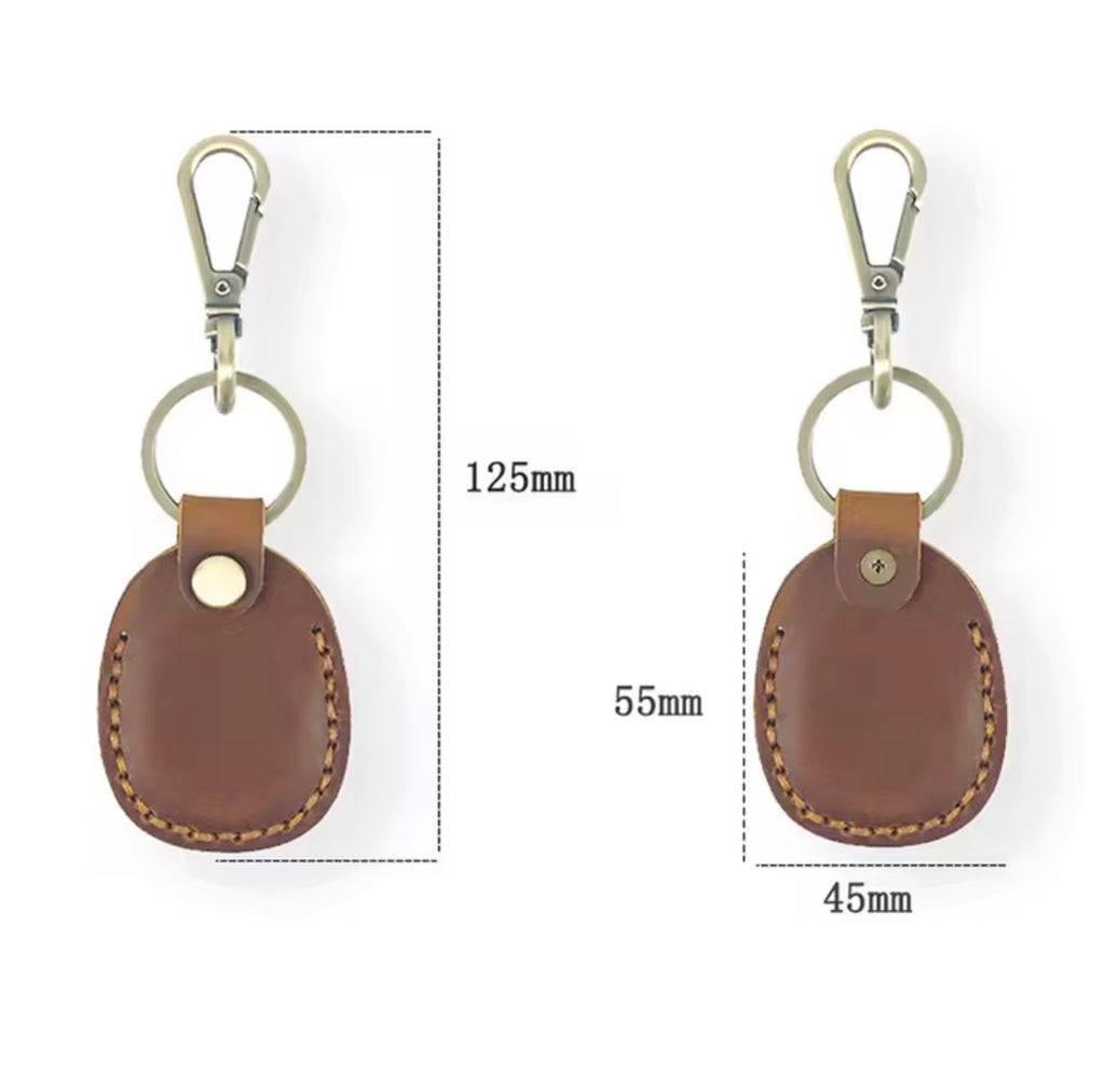 Retro Leather Air Tag Holder